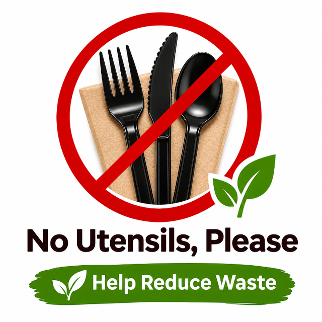 No, Do Not Add Utensils We Need to Save the World.