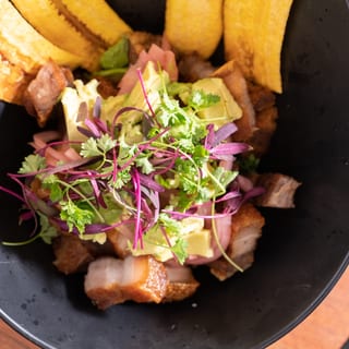 Chicharrón Ceviche (Pork Crackling Ceviche)